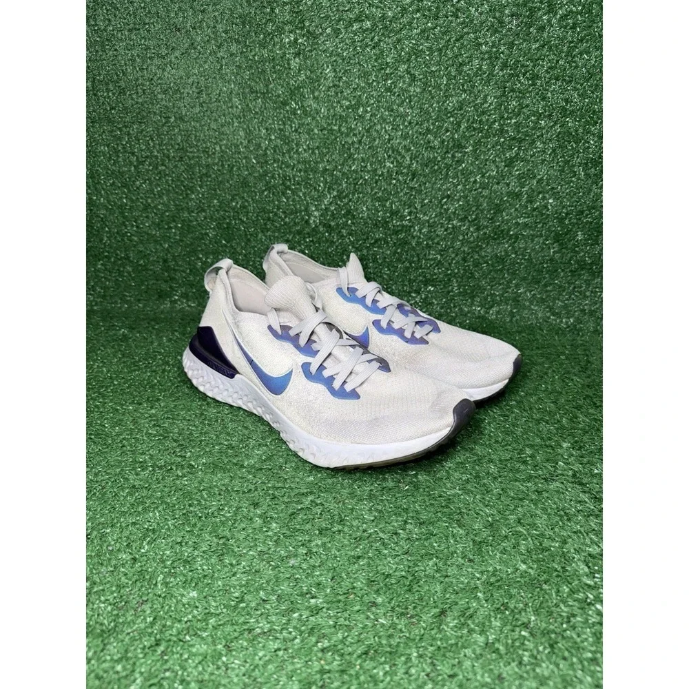 Nike Epic React Mens Size 10 Grey Purple Running Shoes Comfort‎ Walking Sneakers